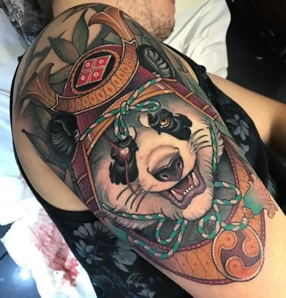 panda bear tattoo