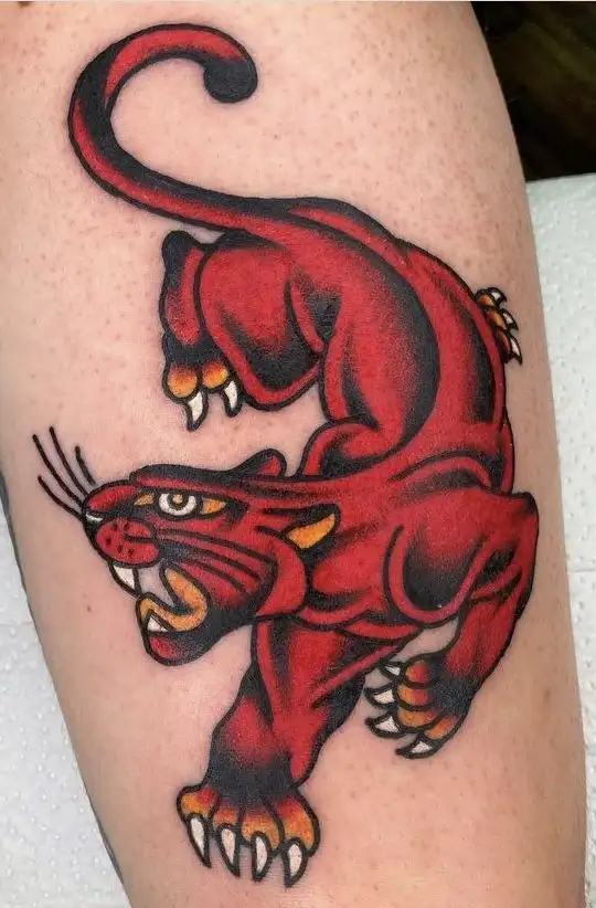 pink panther tattoo