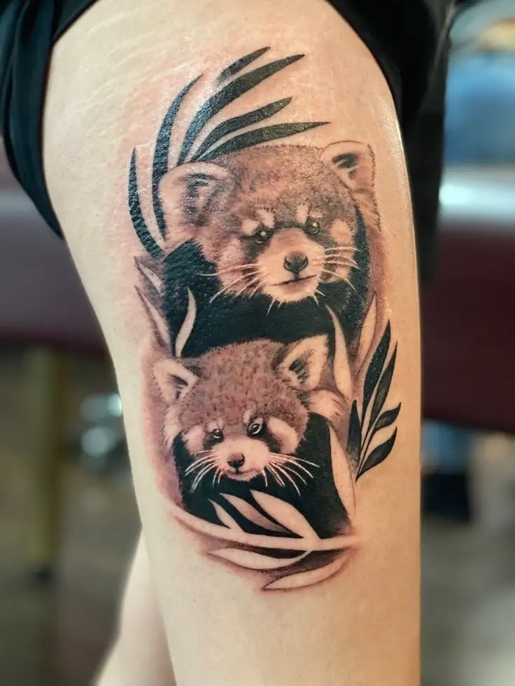 red panda tattoo ideas