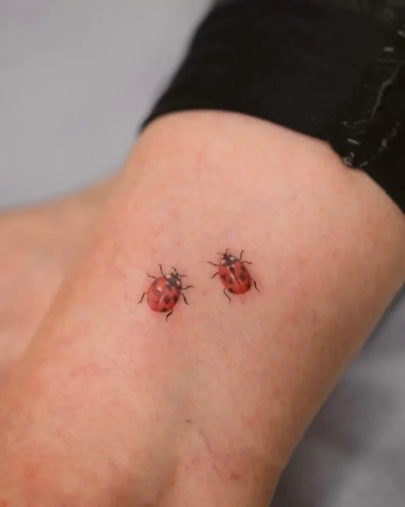 small ladybug tattoo (1)