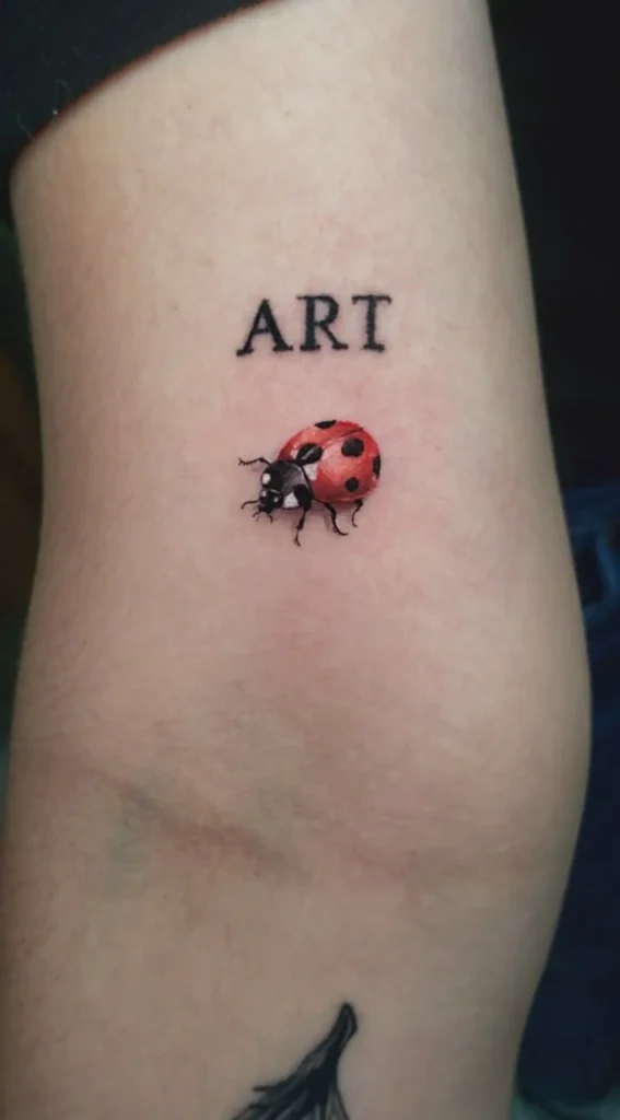 small ladybug tattoo (2)