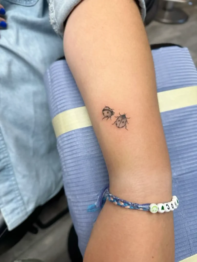 small ladybug tattoo (5)