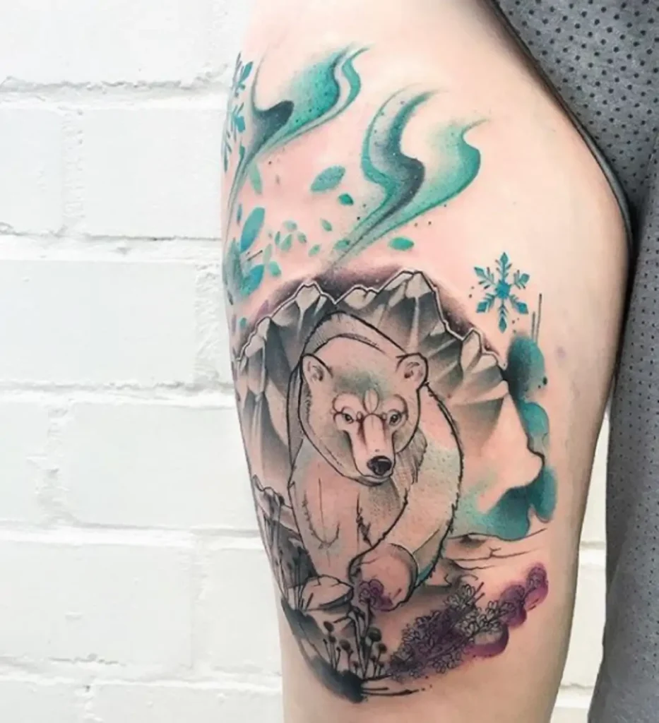 Polar Bear Tattoo (23)