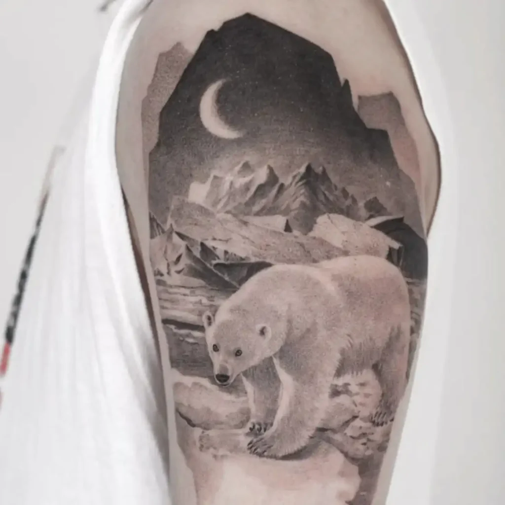 Polar Bear Tattoo (38)