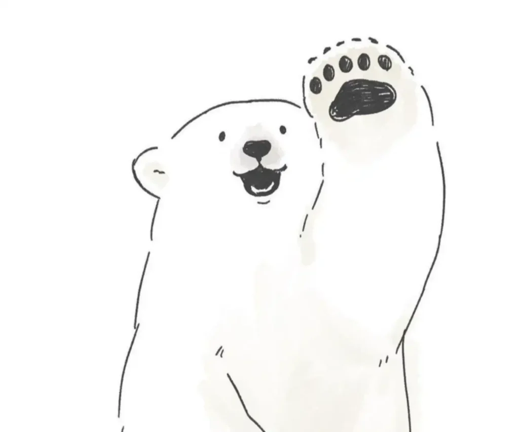 Polar Bear Tattoo Stencil (14)
