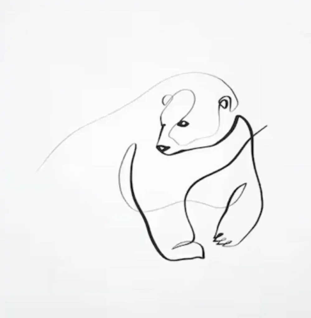 Polar Bear Tattoo Stencil (19)