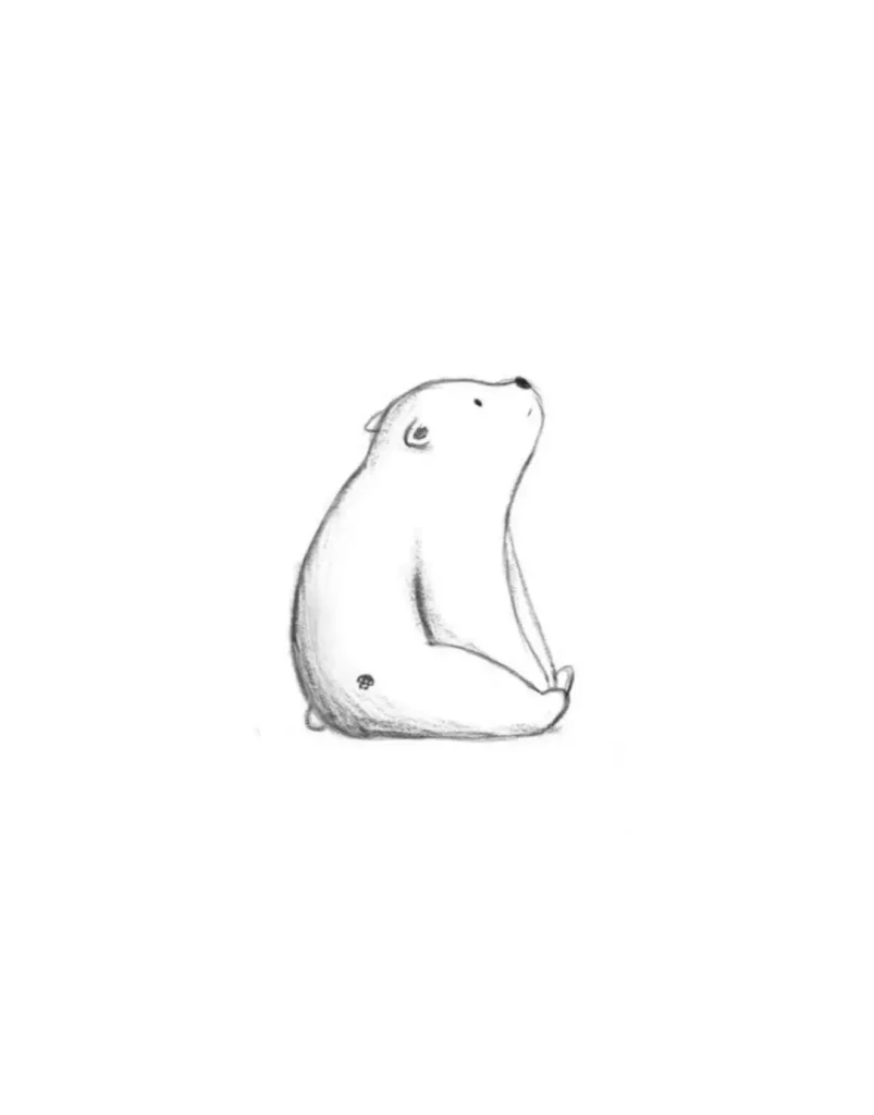 Polar Bear Tattoo Stencil (20)