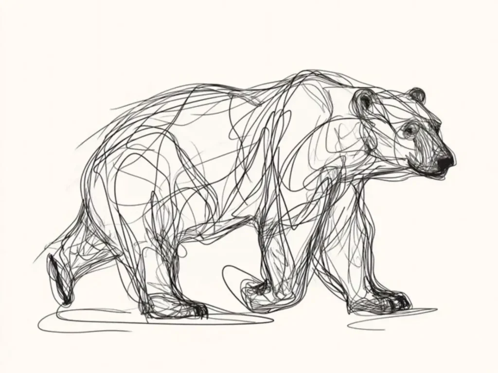 Polar Bear Tattoo Stencil (22)