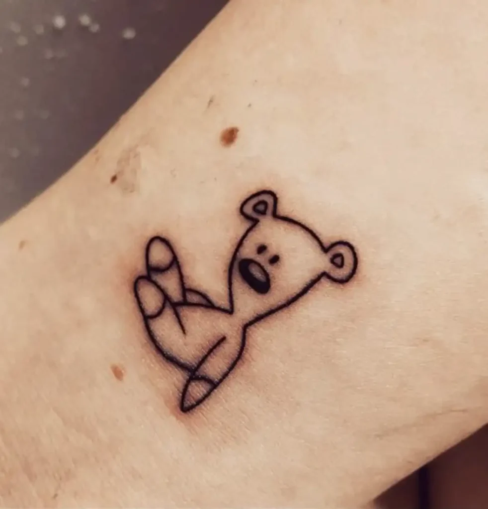 Teddy Bear Tattoo (1)