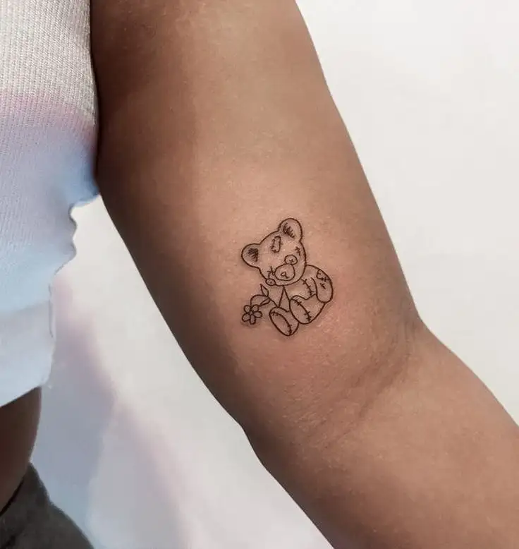 Teddy Bear Tattoo (23)