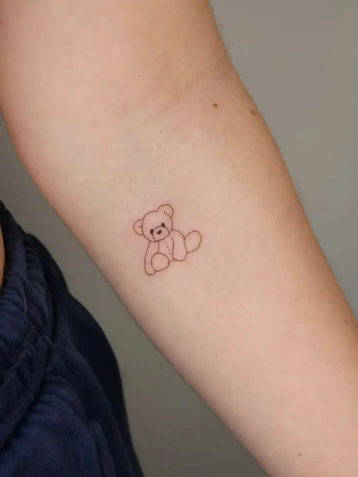 Teddy Bear Tattoo (29)