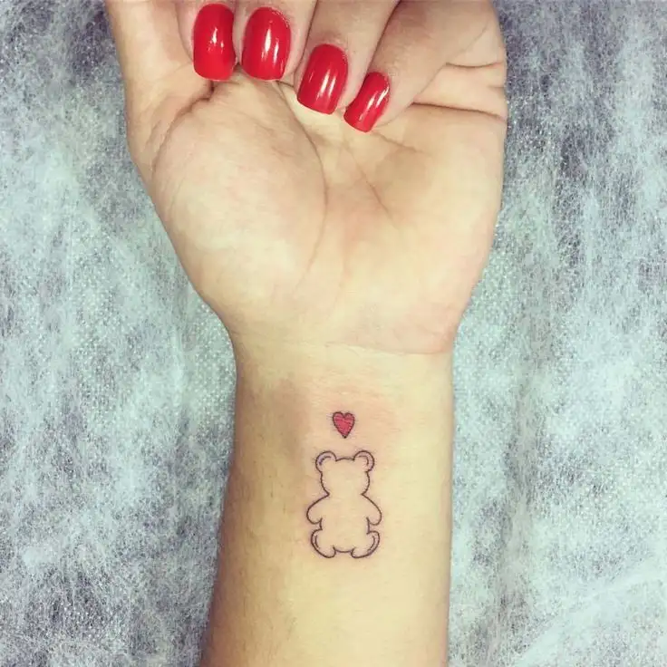 Teddy Bear Tattoo (36)