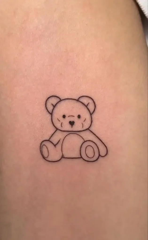 Teddy Bear Tattoo (49)