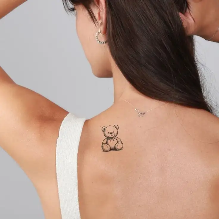 Teddy Bear Tattoo (59)
