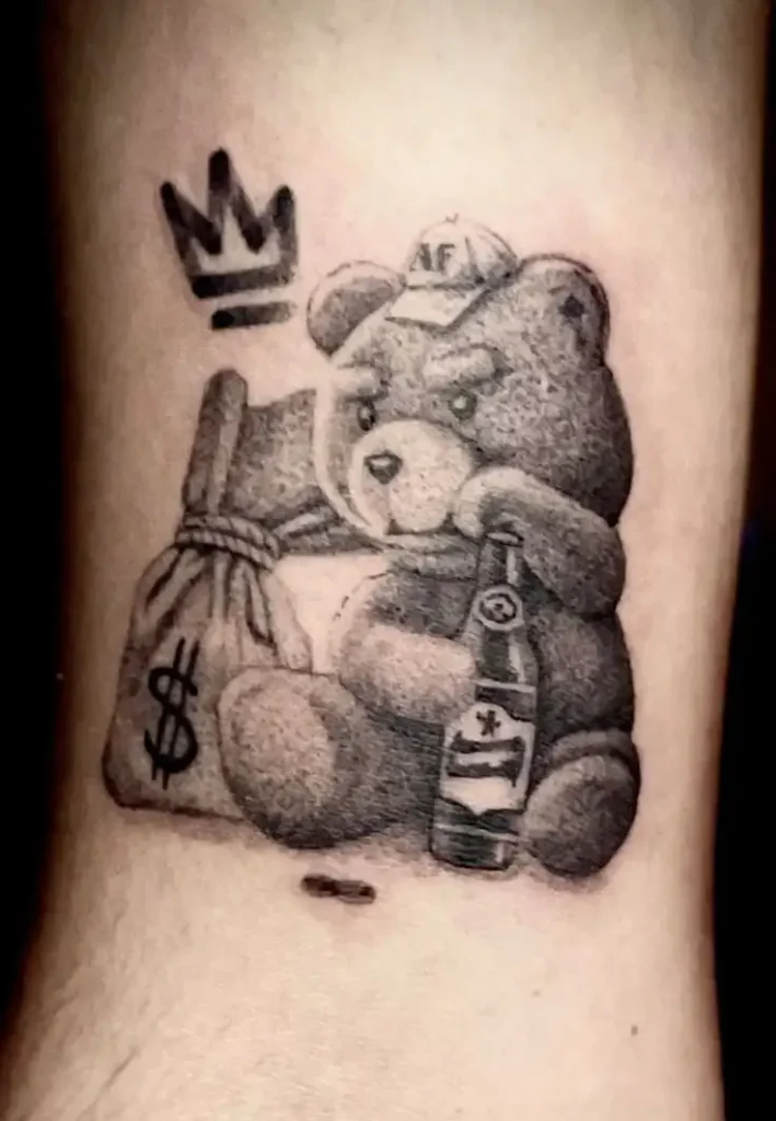 Teddy Bear Tattoo (64)
