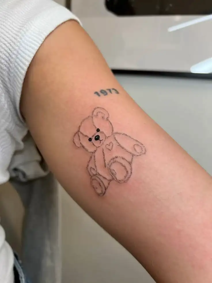 Teddy Bear Tattoo (71)
