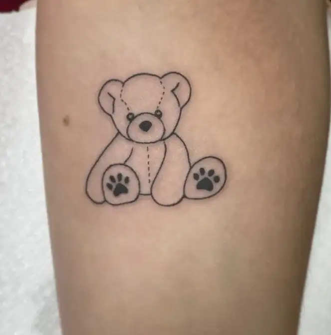 Teddy Bear Tattoo (73)