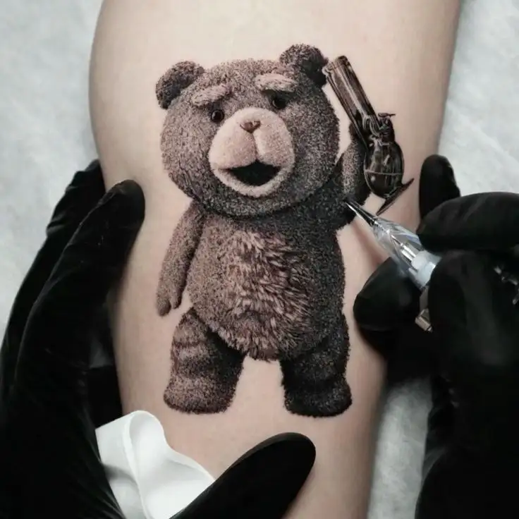 Teddy Bear Tattoo (80)