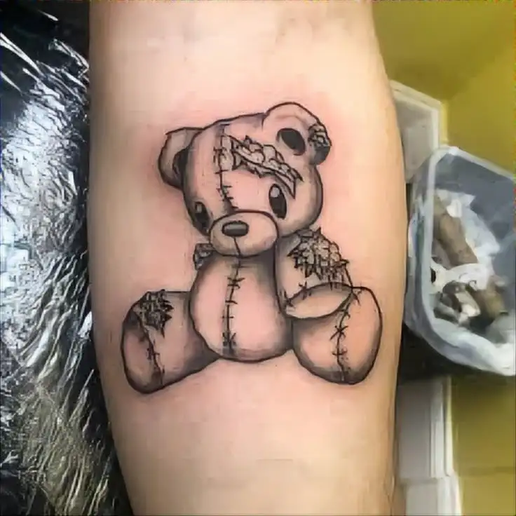 Teddy Bear Tattoo (9)