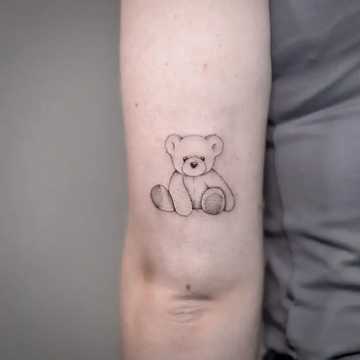 tattoo of a teddy bear