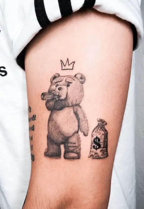 tattoo of teddy bear