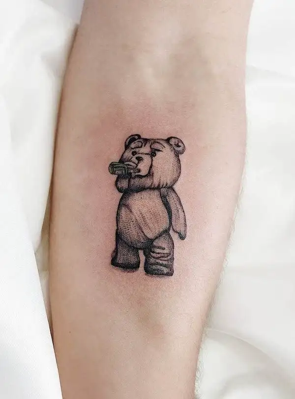 teddy bear tattoo designs