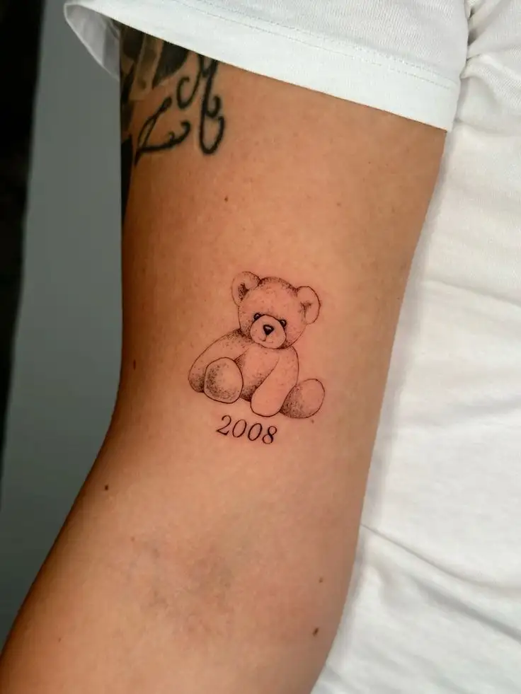teddy bear tattoo meaning