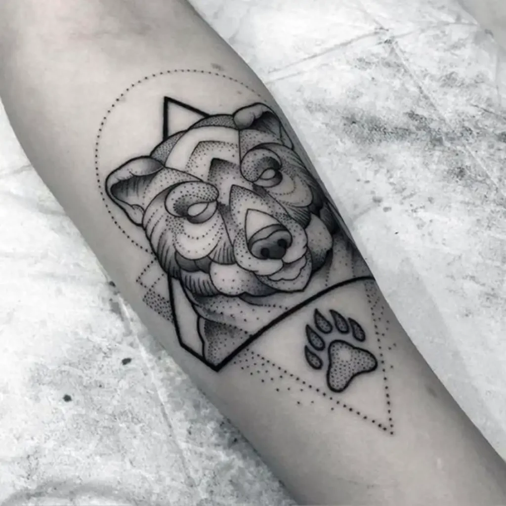 Bear Tattoo (123)