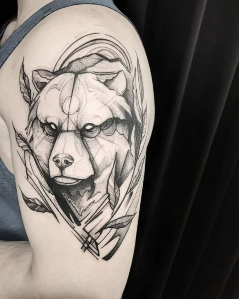 Bear Tattoo (4)