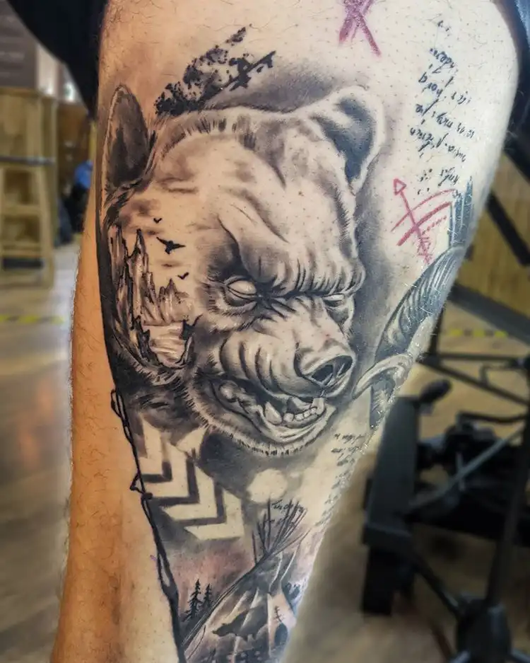 Bear Tattoo (66)