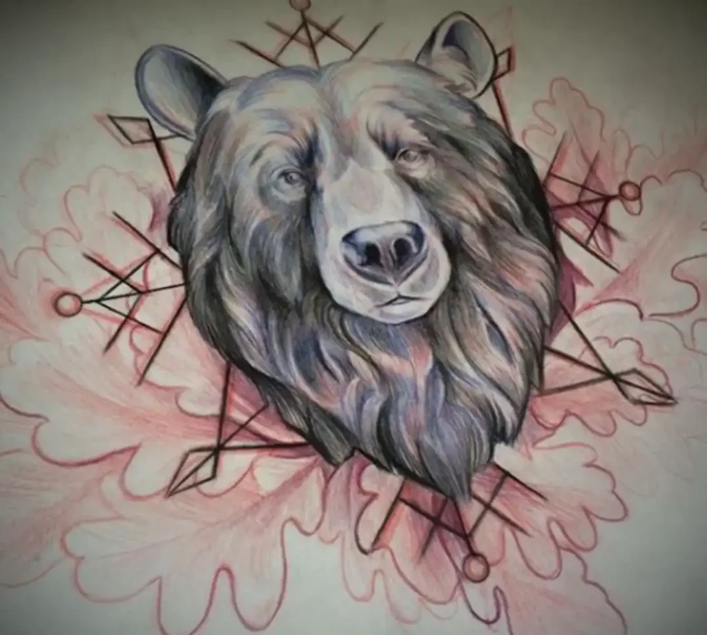 Bear Tattoo Sketch (5)
